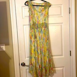 Anthropologie sheer dress